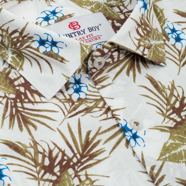 Arvind Cotton Fabric Relax Fit Half Shirt 2