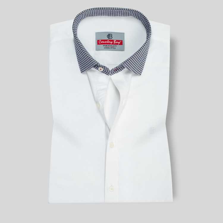 Premium Fancy Cotton Slim Fit Full Shirt 1