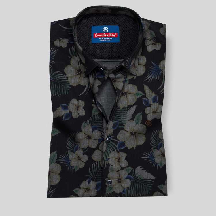 Bombay Micro Fabric Slim Fit Full Shirt 1