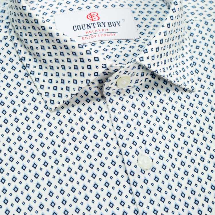 Premium Fancy Cotton Relax Fit Full Shirt 2