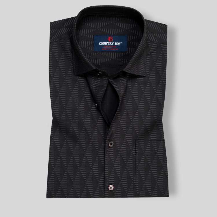 Giza Cotton Relax Fit Full Shirt 1
