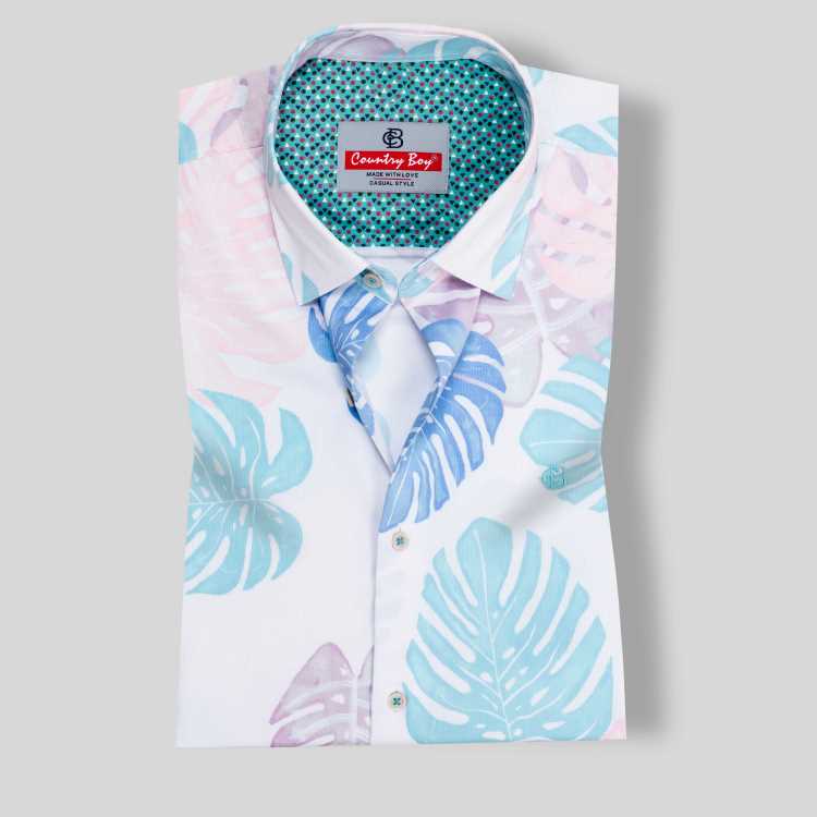 Bombay Micro Fabric Slim Fit Full Shirt 1