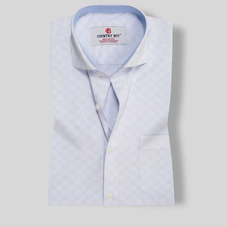 Giza Cotton Relax Fit Full Shirt 1