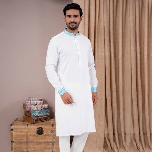 Premium Fancy Cotton Fabric Smart Fit Panjabi 1