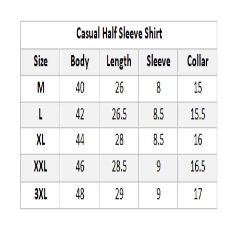 Viscose Fabric Casual Fit Half Shirt 3
