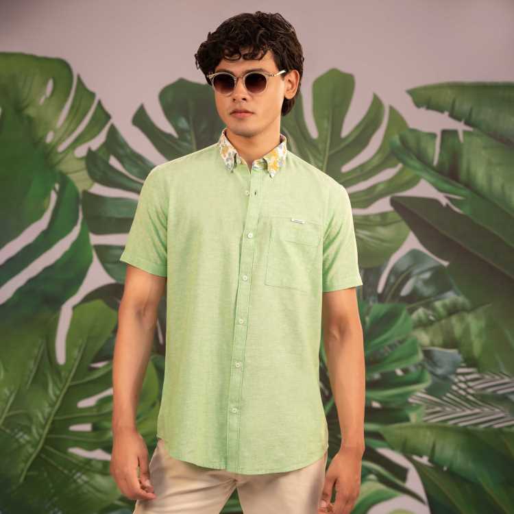 Premium Remi Cotton Casual fit Half Shirt 1