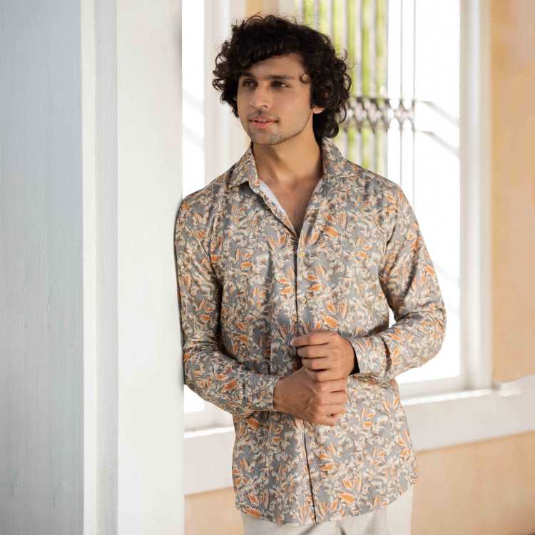 Premium Digital Print Slim Fit Full Shirt 2