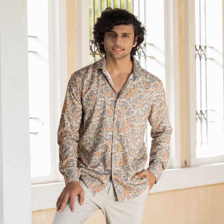 Premium Digital Print Slim Fit Full Shirt 1
