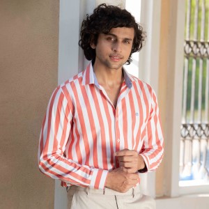 Fine Cotton Slim Fit Full Shirt 1