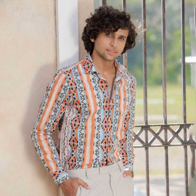 Fine Cotton Slim Fit Full Shirt 2