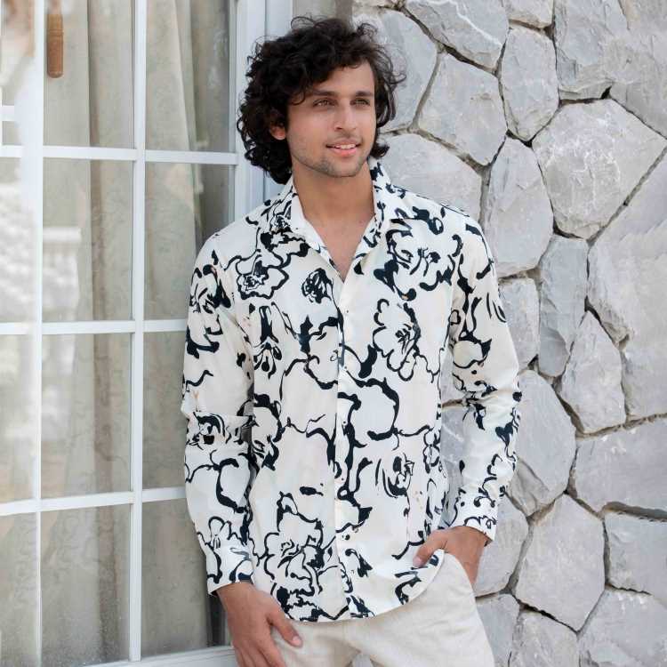 Fine Cotton Slim Fit Full Shirt 2