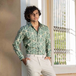 Fine Cotton Slim Fit Full Shirt 1