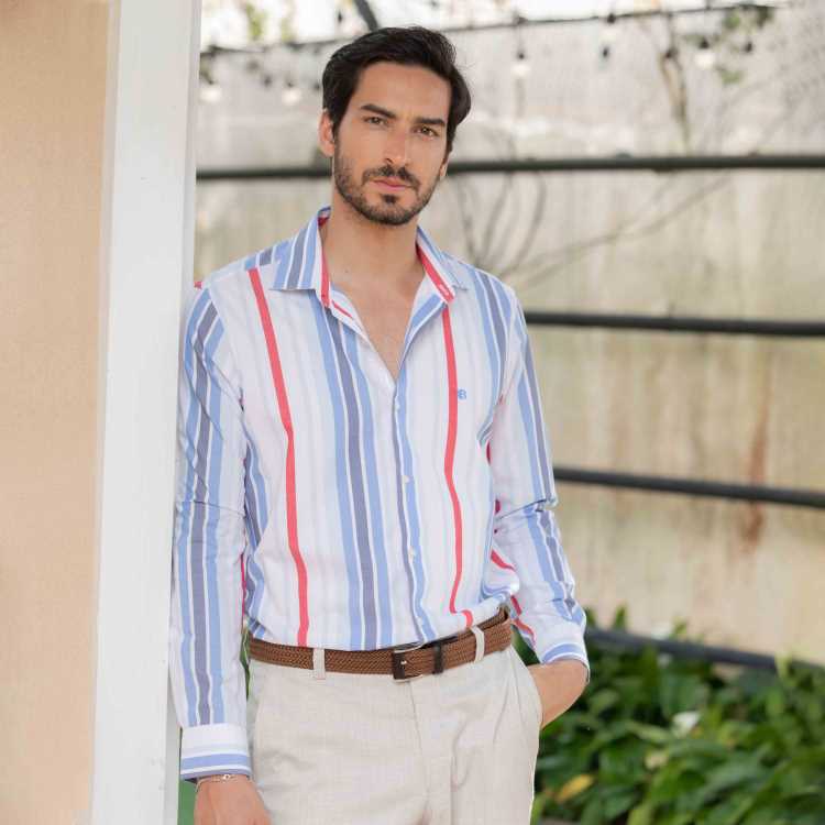 Fine Cotton Slim Fit Full Shirt 1