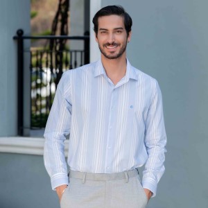 Fine Cotton Slim Fit Full Shirt 1