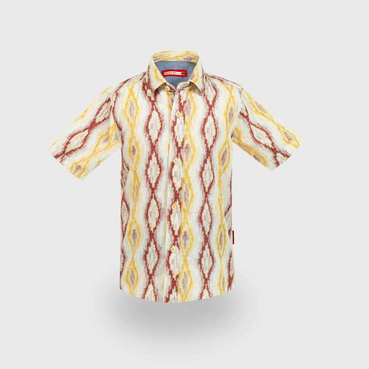 Premium Cotton Print Boys Half Shirt 1