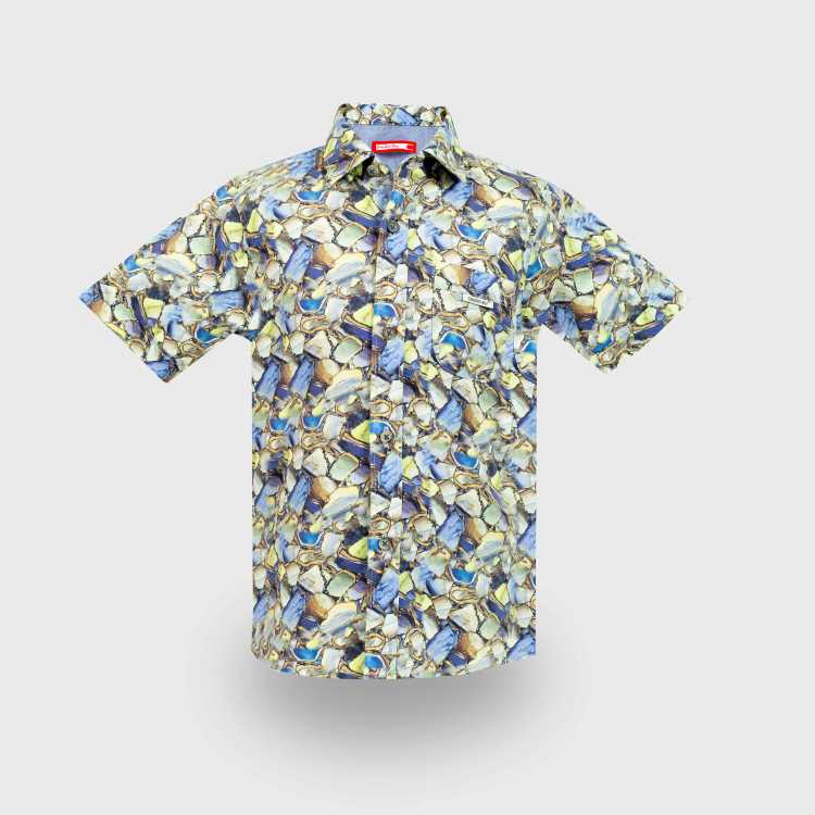 Premium Cotton Print Boys Half Shirt 1