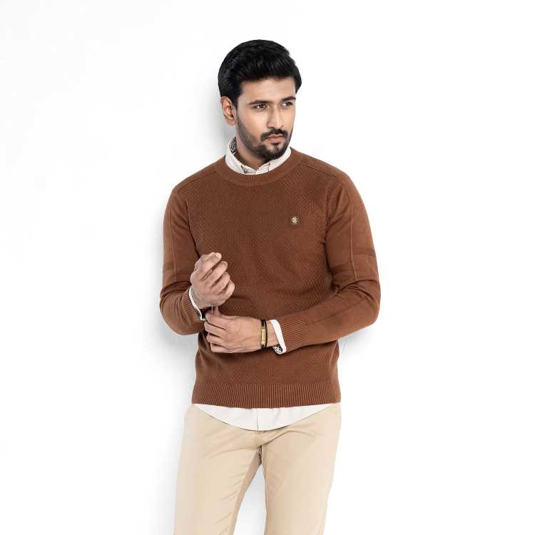 Full Sleeve Sweater ( Brwon) 3