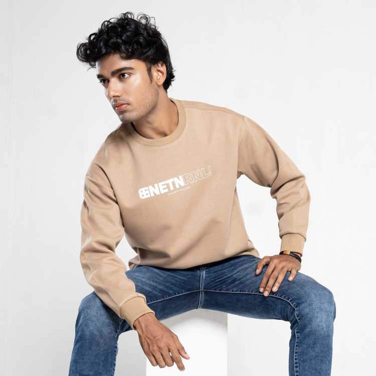 Premium Sweat Shirt (khaki) 2