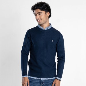 Full Sleeve Sweater (Navy Blue) 1