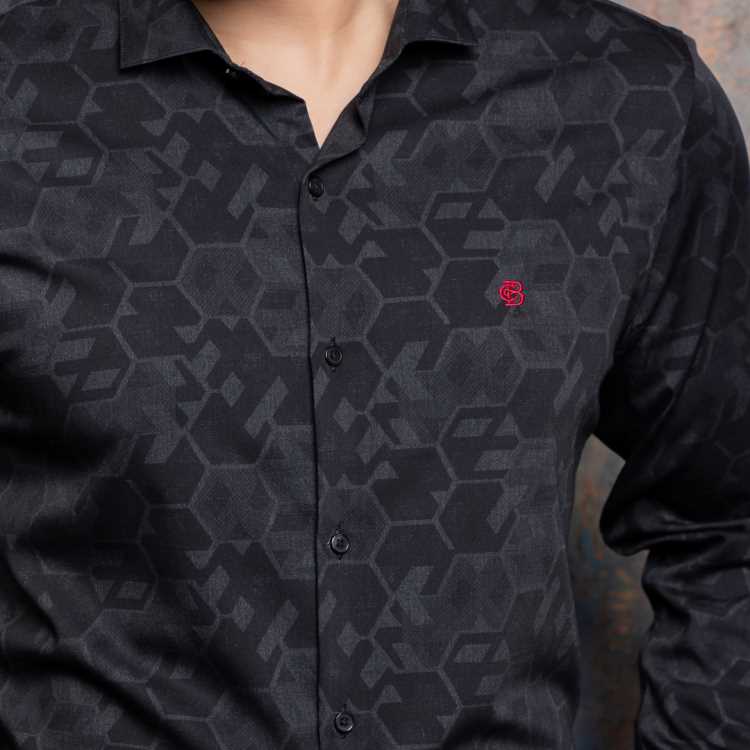 Bombay Micro Fabric Slim Fit Full Shirt 3