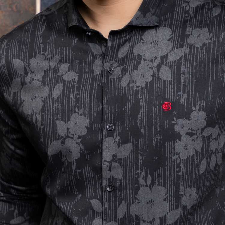 Bombay Micro Fabric Slim Fit Full Shirt 3