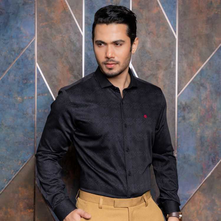 Bombay Micro Fabric Slim Fit Full Shirt 2