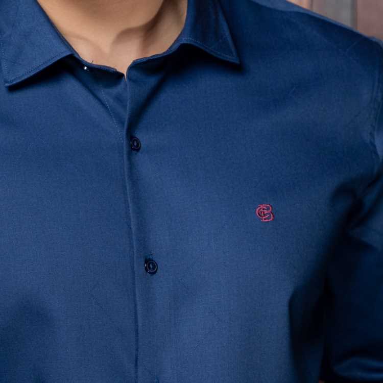 Premium Jacquard Fabric Slim Fit Full Shirt 3