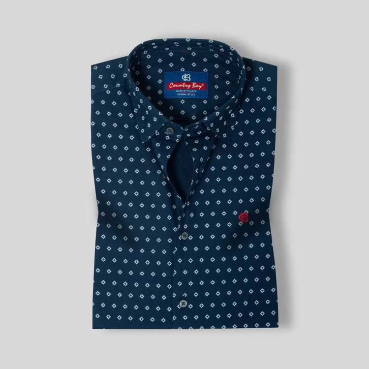 Premium Cotton Fabric Slim Fit Full Shirt 1