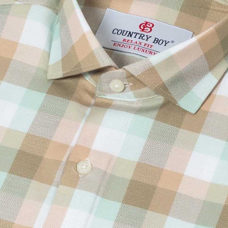 Villa Italiano Giza Cotton Relax Fit Full Shirt 2