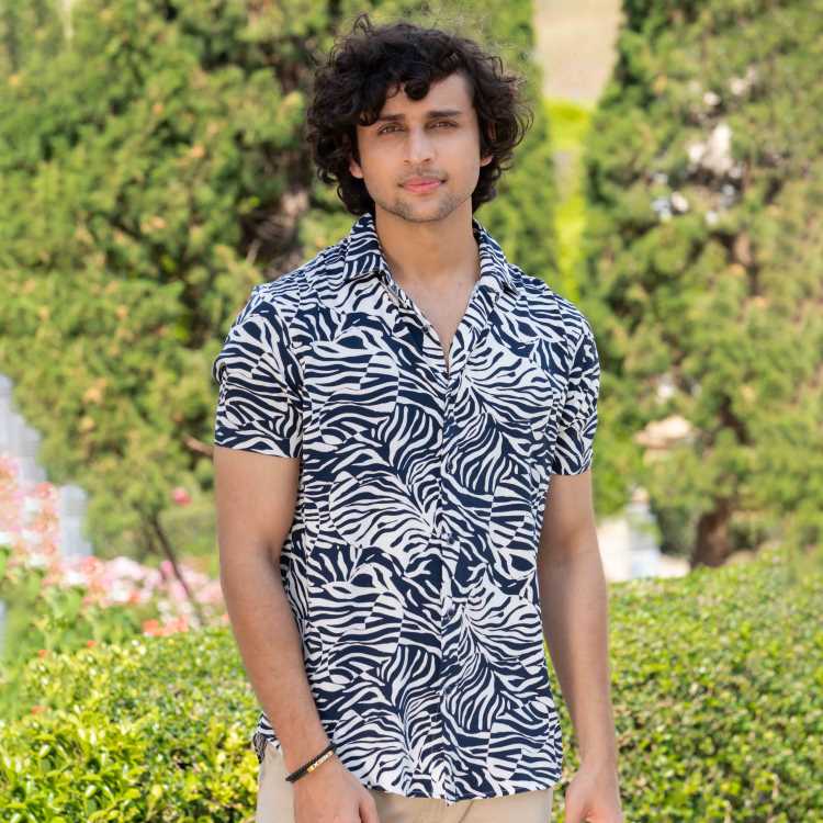 Premium Viscose Slim Fit Half Shirt 2