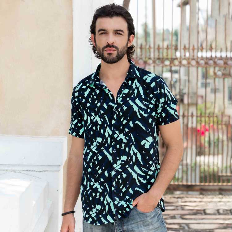 Premium Viscose Slim Fit Half Shirt 2