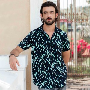 Premium Viscose Slim Fit Half Shirt 1