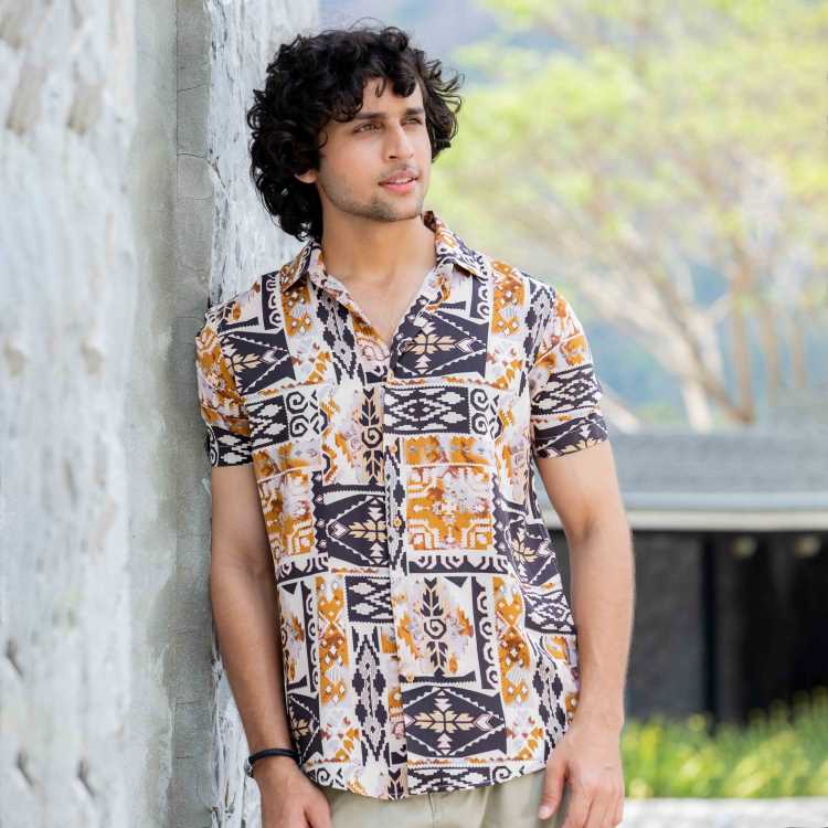Premium Viscose Slim Fit Half Shirt 2