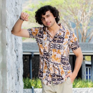 Premium Viscose Slim Fit Half Shirt 1