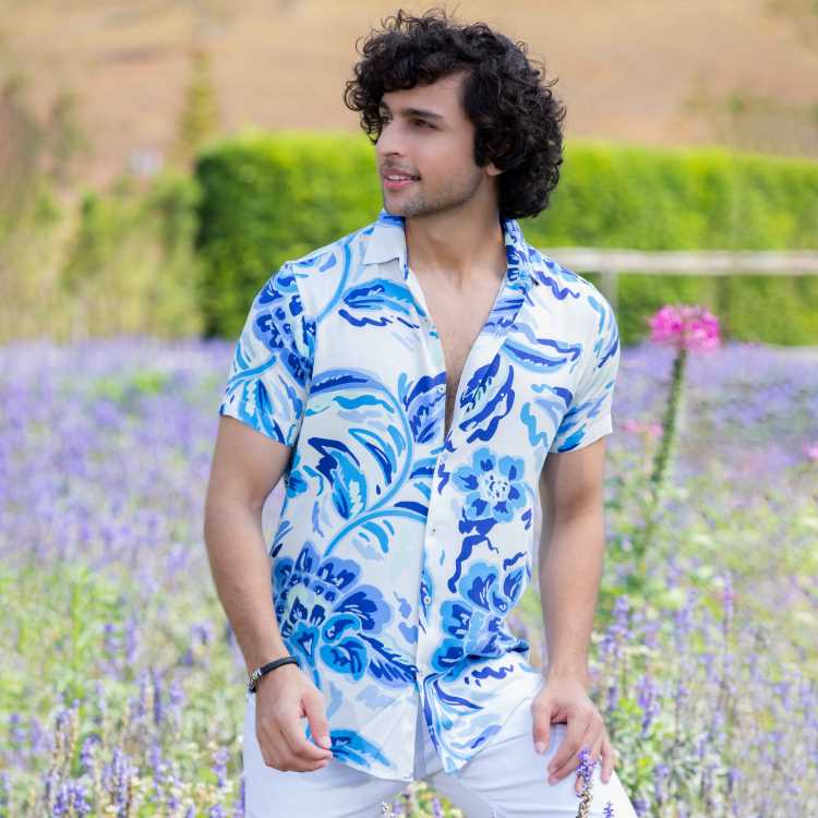 Premium Viscose Slim Fit Half Shirt 1