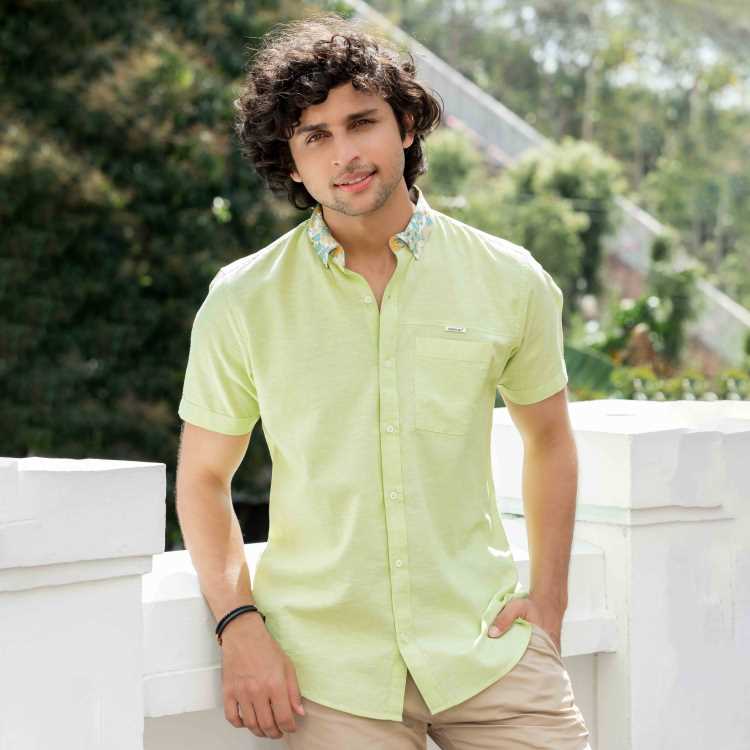 Premium Remi Cotton Casual fit Half Shirt 1