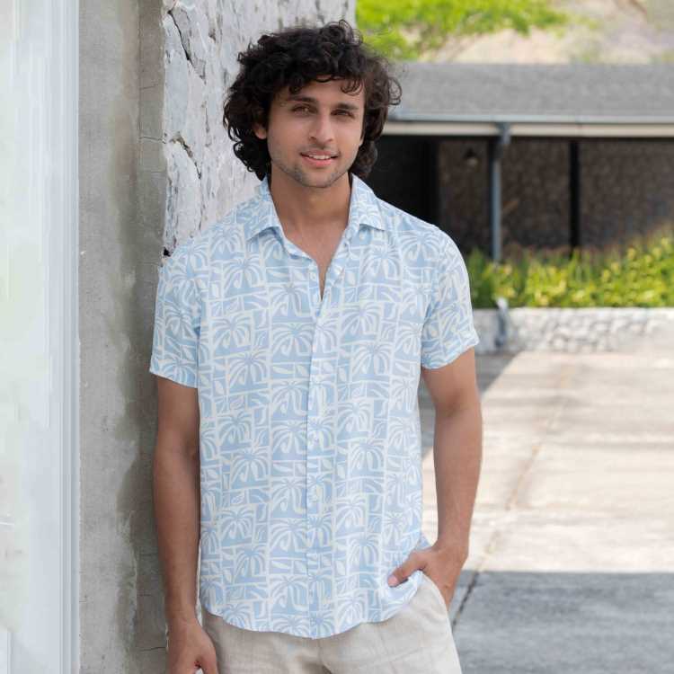 Premium Viscose Slim Fit Half Shirt 1