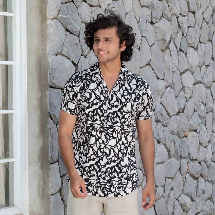 Premium Viscose Slim Fit Half Shirt 1