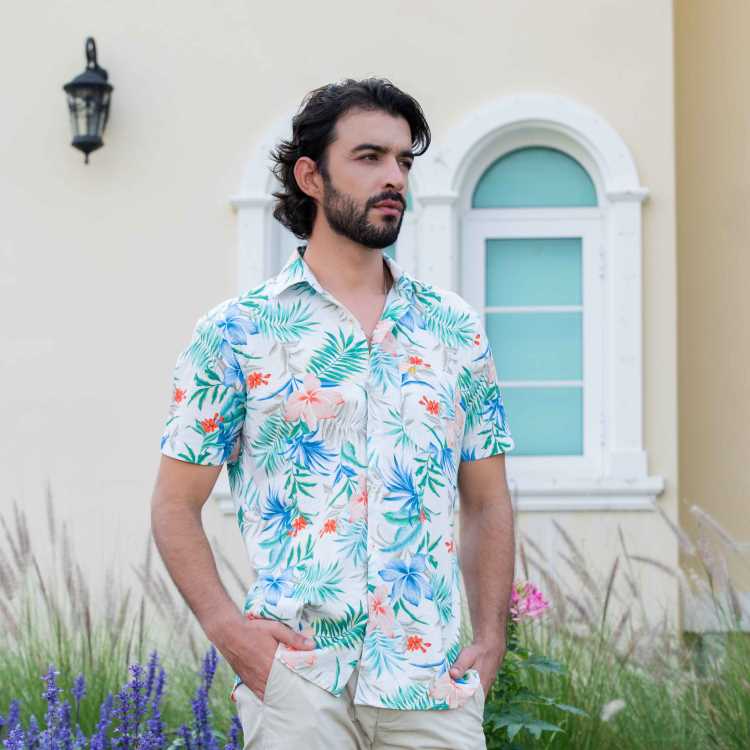 Fancy Club Cotton Relax Fit Half Shirt 2
