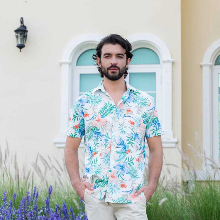Fancy Club Cotton Relax Fit Half Shirt 1