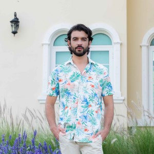 Fancy Club Cotton Relax Fit Half Shirt 1