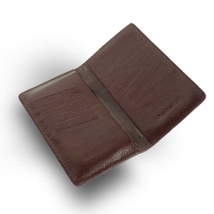 Genuine Leather Wallet [Long Brown] 2