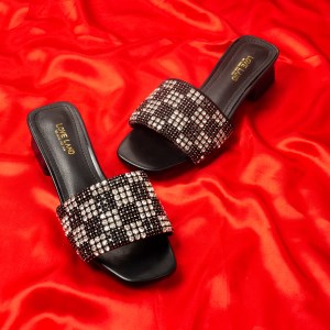 Slip-On Low Heel Sandal For Women 1