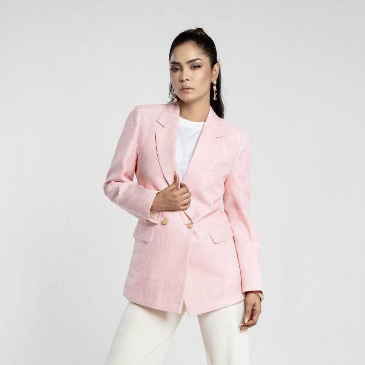 Women's Blazer (Pink) 3